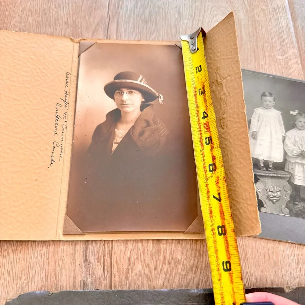 Antique & Vintage PHOTO ALBUM & PHOTOS PORTRAIT “ Cabinet Card “ PHOTOGRAPHS LOT